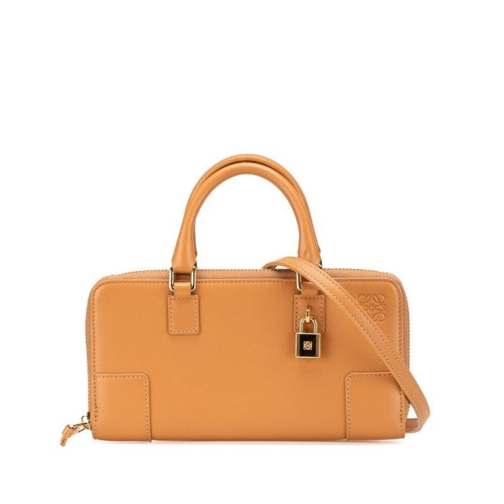 Loewe Amazona Pouch Nappa Leather Long Wallet Brown